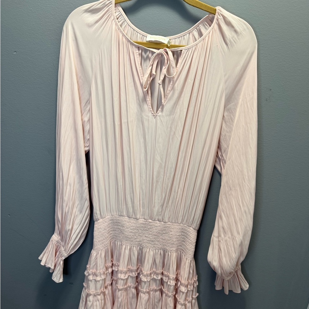 Ramy Brook Blush Tie-Neck dress